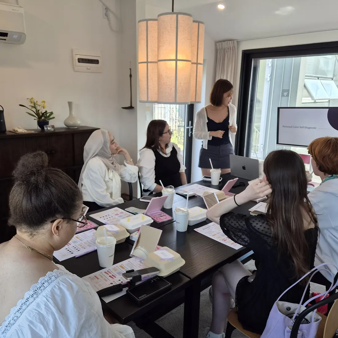 The full group during the trend class